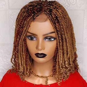 Kinky twist frontal lace wig